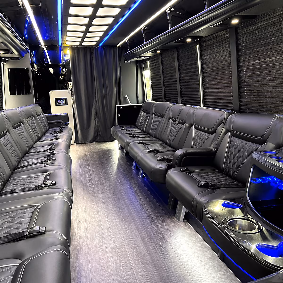 Norfolk Bachelor & Bachelorette Transportation onboard seating