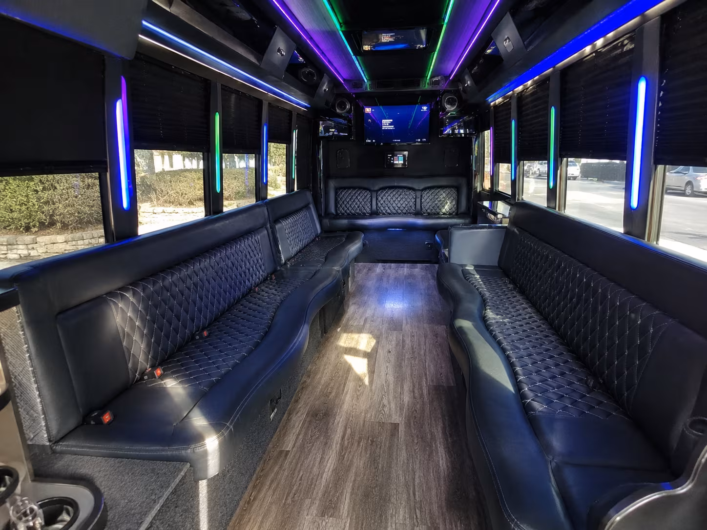 Norfolk Bachelor & Bachelorette Transportation party bus exterior