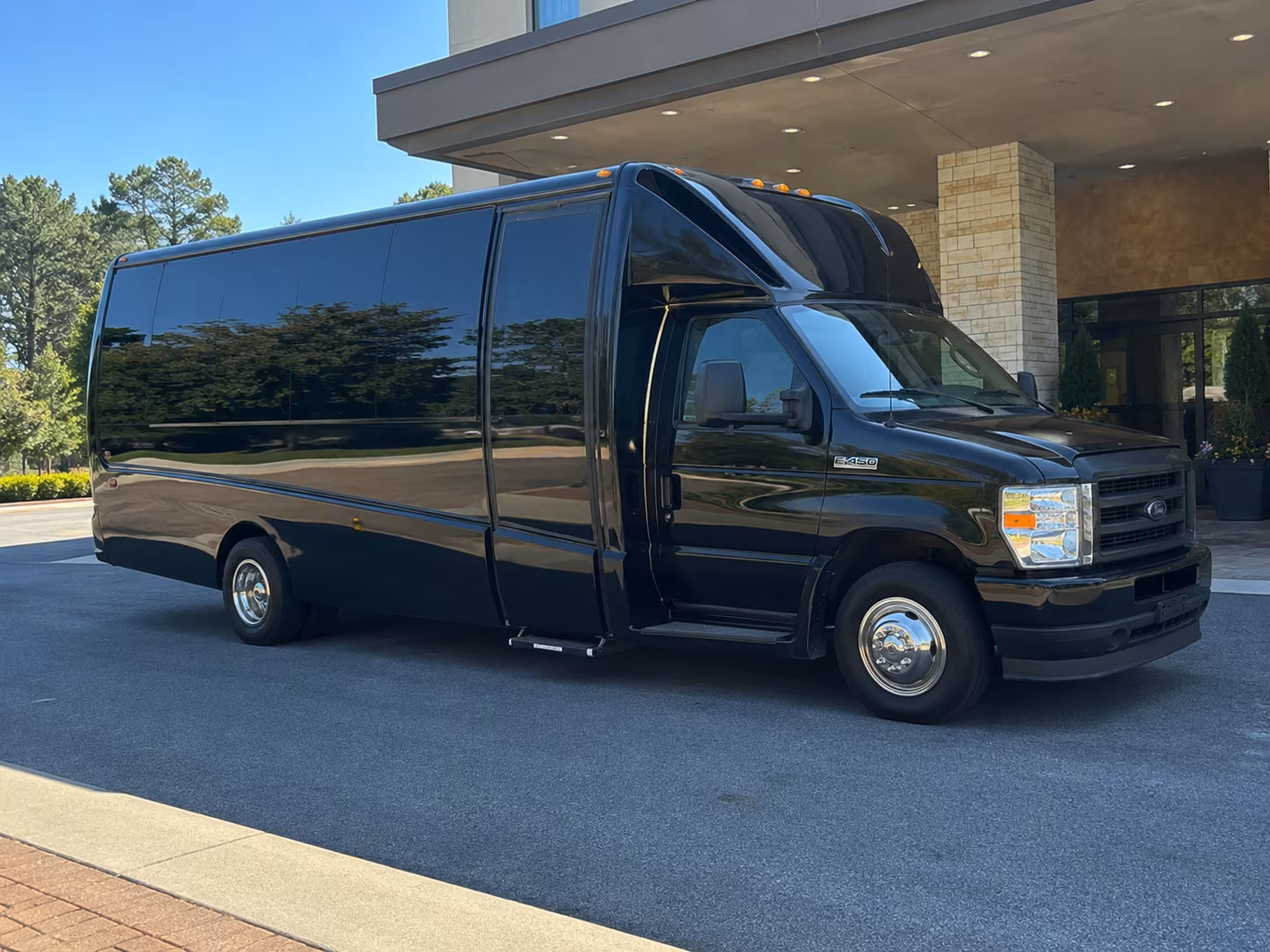 Norfolk Corporate Transportation party bus exterior