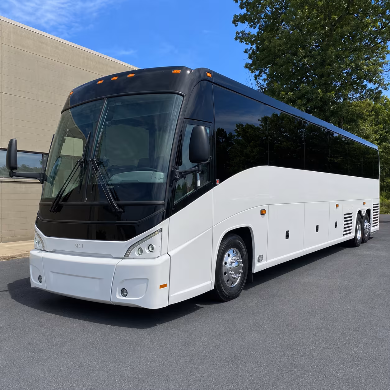 Norfolk Corporate Transportation party bus exterior