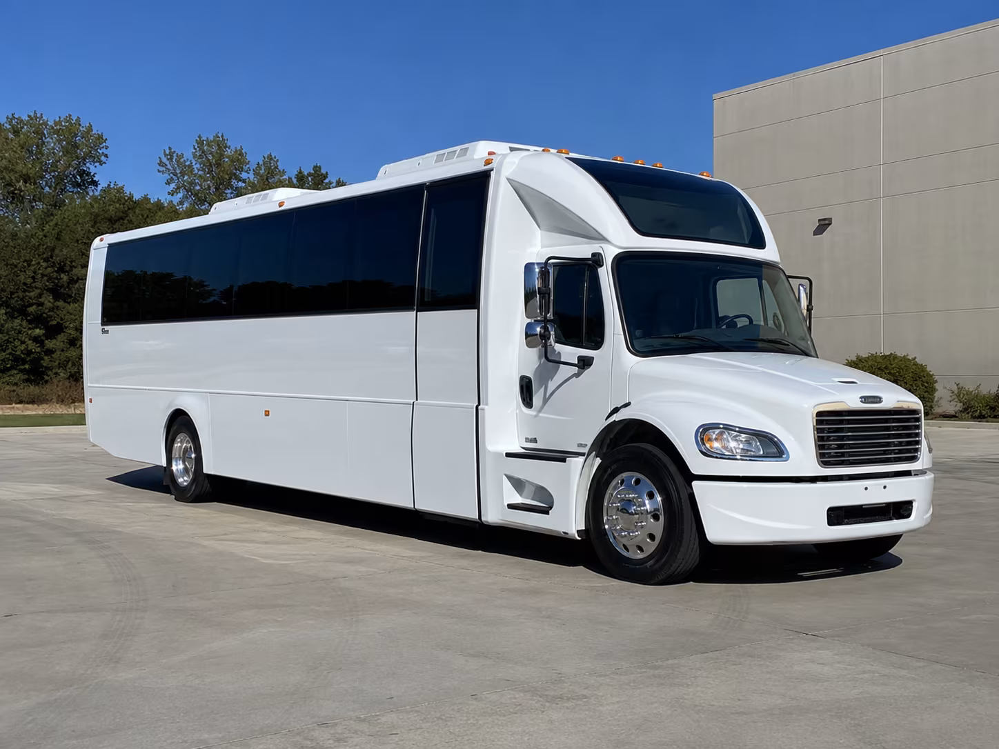 Norfolk Sporting Event Transportation party bus exterior