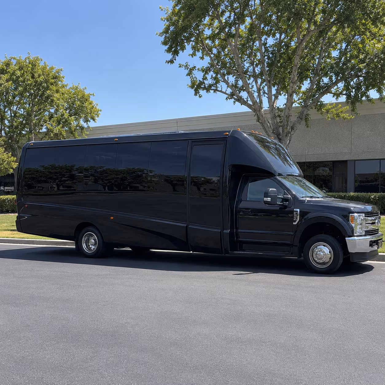 Norfolk Sporting Event Transportation party bus exterior