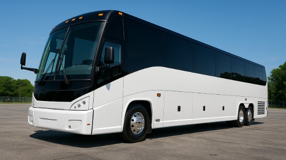 Exterior of Charter Bus Company Portsmouth's 40 Passenger Party Bus in Portsmouth