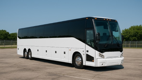 Exterior of Charter Bus Company Virginia Beach's 40 Passenger Party Bus in Virginia Beach
