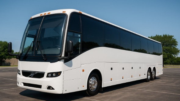 Exterior of Charter Bus Company Norfolk's 46 Passenger Charter Bus in Norfolk