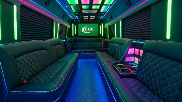 raleigh 20 passenger party bus
